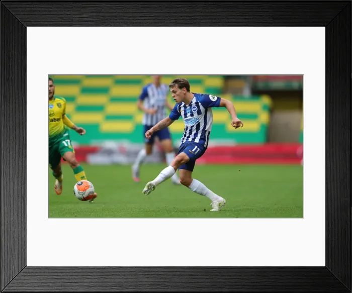 Framed Print : Premier League Showdown: Norwich City vs. Brighton & Hove Albion at Carrow Road (04JUL20) Framed Print : Premier League Showdown: Norwich City vs. Brighton & Hove Albion at Carrow Road (04JUL20)