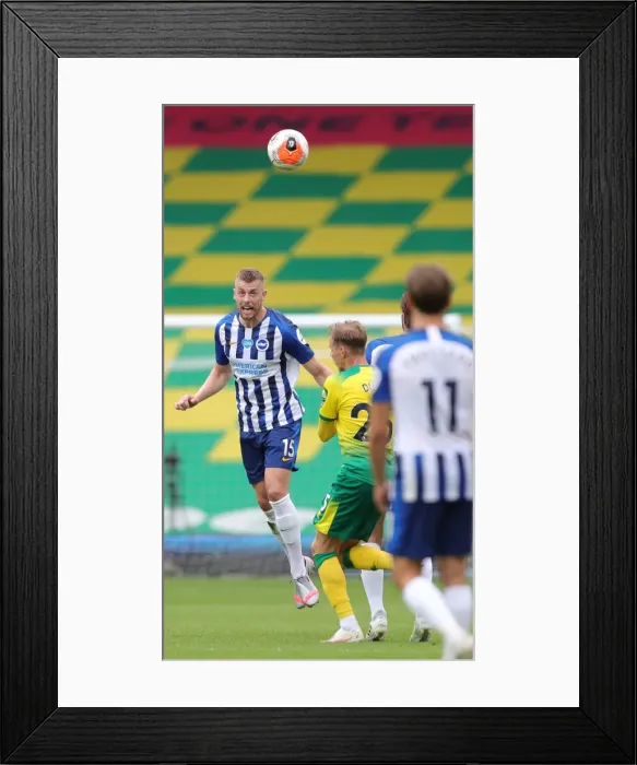Framed Print : Premier League Showdown: Norwich City vs. Brighton & Hove Albion at Carrow Road (04JUL20) Framed Print : Premier League Showdown: Norwich City vs. Brighton & Hove Albion at Carrow Road (04JUL20)