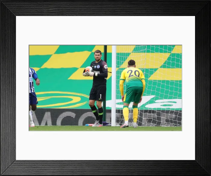 Framed Print : Premier League Showdown: Norwich City vs. Brighton & Hove Albion at Carrow Road (04JUL20) Framed Print : Premier League Showdown: Norwich City vs. Brighton & Hove Albion at Carrow Road (04JUL20)