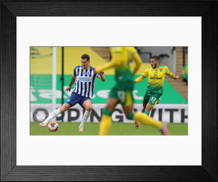 Framed Print : Premier League Showdown: Norwich City vs. Brighton and Hove Albion at Carrow Road (04JUL20) Framed Print : Premier League Showdown: Norwich City vs. Brighton and Hove Albion at Carrow Road (04JUL20)