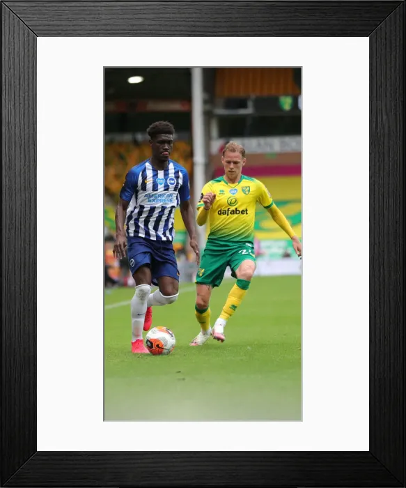 Framed Print : Premier League Showdown: Norwich City vs. Brighton and Hove Albion at Carrow Road (04JUL20) Framed Print : Premier League Showdown: Norwich City vs. Brighton and Hove Albion at Carrow Road (04JUL20)