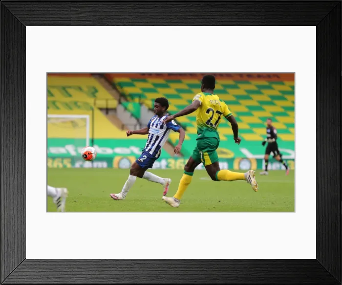 Framed Print : Premier League Showdown: Norwich City vs. Brighton and Hove Albion at Carrow Road (04JUL20) Framed Print : Premier League Showdown: Norwich City vs. Brighton and Hove Albion at Carrow Road (04JUL20)