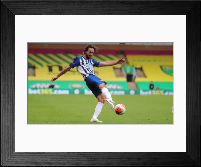Framed Print : Brighton and Hove Albion vs. Norwich City: Premier League Showdown at Carrow Road (04JUL20) Framed Print : Brighton and Hove Albion vs. Norwich City: Premier League Showdown at Carrow Road (04JUL20)