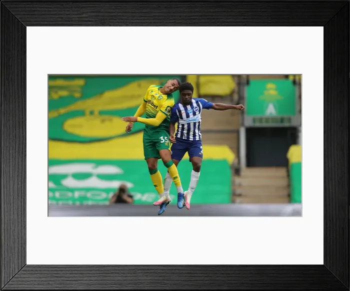 Framed Print : Brighton and Hove Albion vs. Norwich City: Premier League Showdown at Carrow Road (04JUL20) Framed Print : Brighton and Hove Albion vs. Norwich City: Premier League Showdown at Carrow Road (04JUL20)
