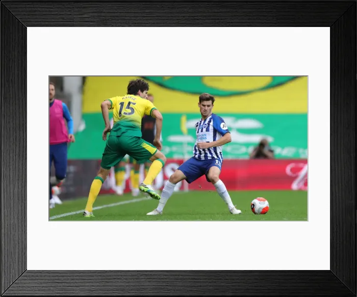 Framed Print : Premier League Showdown: Norwich City vs. Brighton & Hove Albion at Carrow Road (04JUL20) Framed Print : Premier League Showdown: Norwich City vs. Brighton & Hove Albion at Carrow Road (04JUL20)