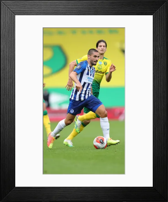 Framed Print : Premier League Showdown: Norwich City vs. Brighton and Hove Albion at Carrow Road (04JUL20) Framed Print : Premier League Showdown: Norwich City vs. Brighton and Hove Albion at Carrow Road (04JUL20)