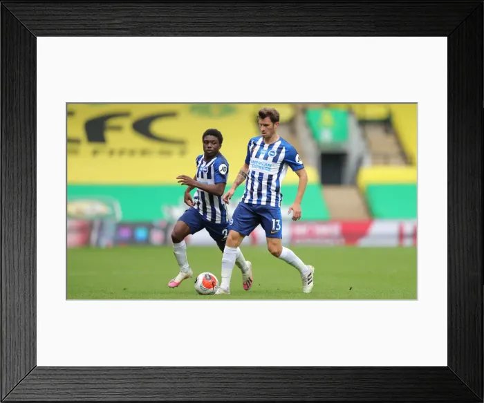 Framed Print : Premier League Showdown: Norwich City vs. Brighton & Hove Albion at Carrow Road (04JUL20) Framed Print : Premier League Showdown: Norwich City vs. Brighton & Hove Albion at Carrow Road (04JUL20)