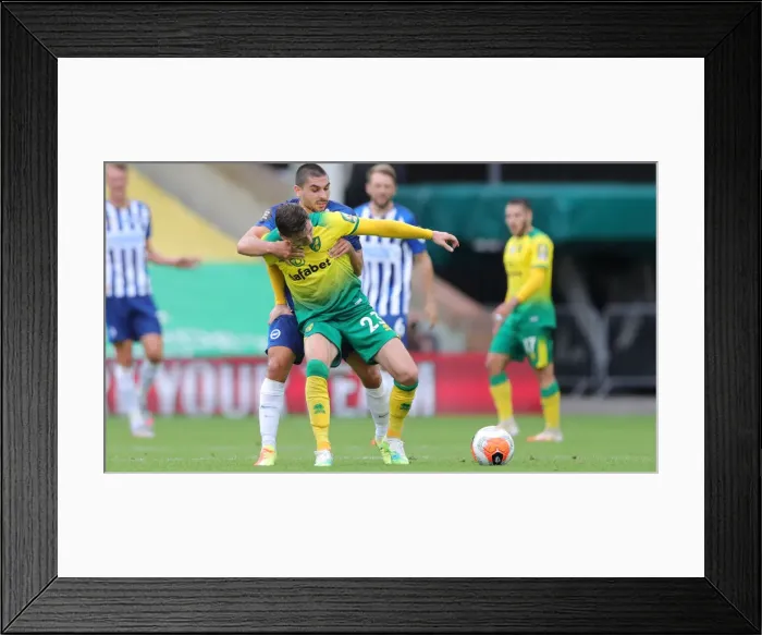 Framed Print : Premier League Showdown: Norwich City vs. Brighton & Hove Albion at Carrow Road (04JUL20) Framed Print : Premier League Showdown: Norwich City vs. Brighton & Hove Albion at Carrow Road (04JUL20)