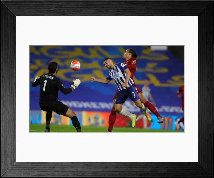 Framed Print : Brighton and Hove Albion vs Liverpool: Premier League Showdown at American Express Community Stadium (08JUL20) Framed Print : Brighton and Hove Albion vs Liverpool: Premier League Showdown at American Express Community Stadium (08JUL20)