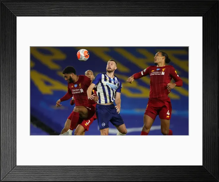 Framed Print : Brighton and Hove Albion vs Liverpool: Premier League Showdown at American Express Community Stadium (July 2020) Framed Print : Brighton and Hove Albion vs Liverpool: Premier League Showdown at American Express Community Stadium (July 2020)