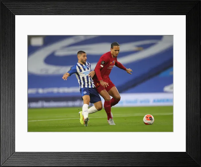 Framed Print : Brighton and Hove Albion vs Liverpool: Premier League Showdown at American Express Community Stadium (July 2020) Framed Print : Brighton and Hove Albion vs Liverpool: Premier League Showdown at American Express Community Stadium (July 2020)