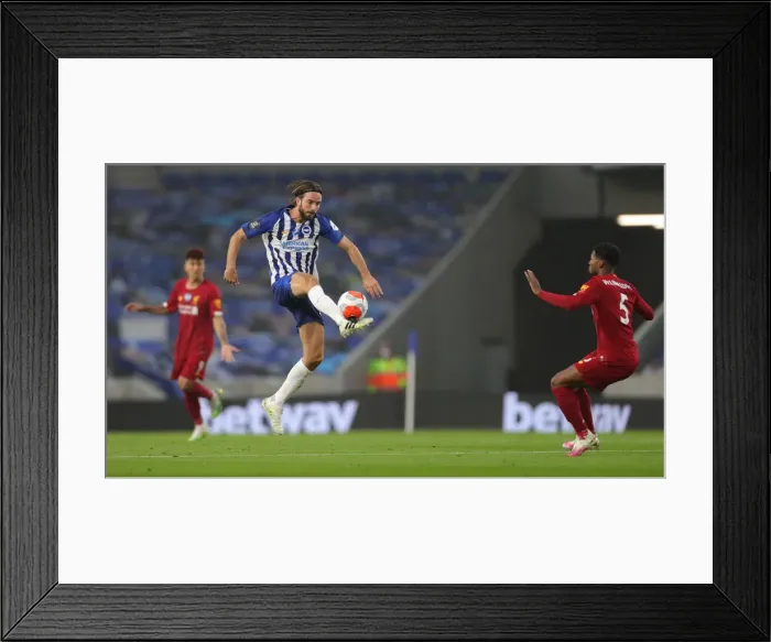 Framed Print : Brighton and Hove Albion vs Liverpool: Premier League Showdown at American Express Community Stadium (08JUL20) Framed Print : Brighton and Hove Albion vs Liverpool: Premier League Showdown at American Express Community Stadium (08JUL20)