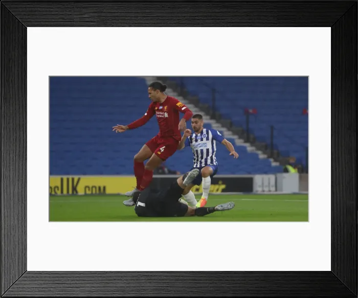 Framed Print : Brighton and Hove Albion vs Liverpool: Premier League Showdown at American Express Community Stadium (July 2020) Framed Print : Brighton and Hove Albion vs Liverpool: Premier League Showdown at American Express Community Stadium (July 2020)