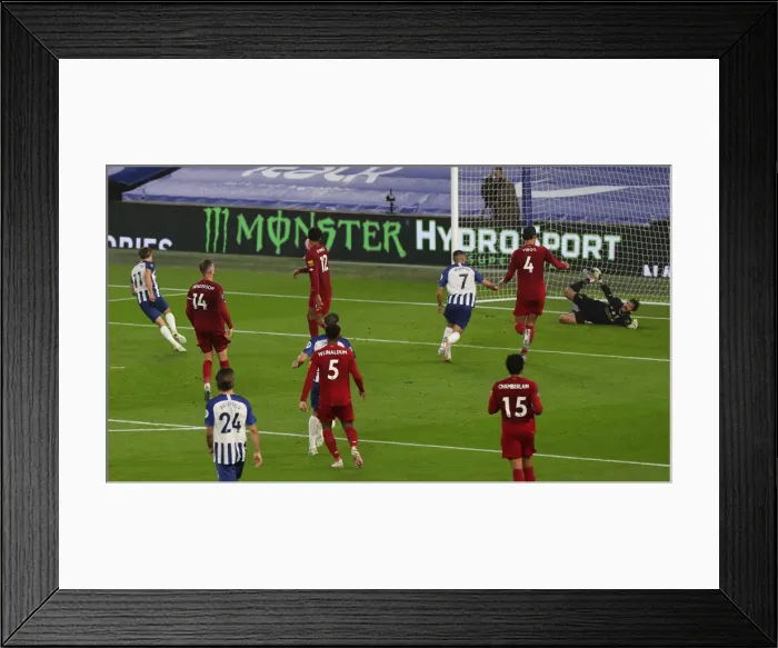 Framed Print : Brighton and Hove Albion vs Liverpool: Premier League Showdown at American Express Community Stadium (July 2020) Framed Print : Brighton and Hove Albion vs Liverpool: Premier League Showdown at American Express Community Stadium (July 2020)