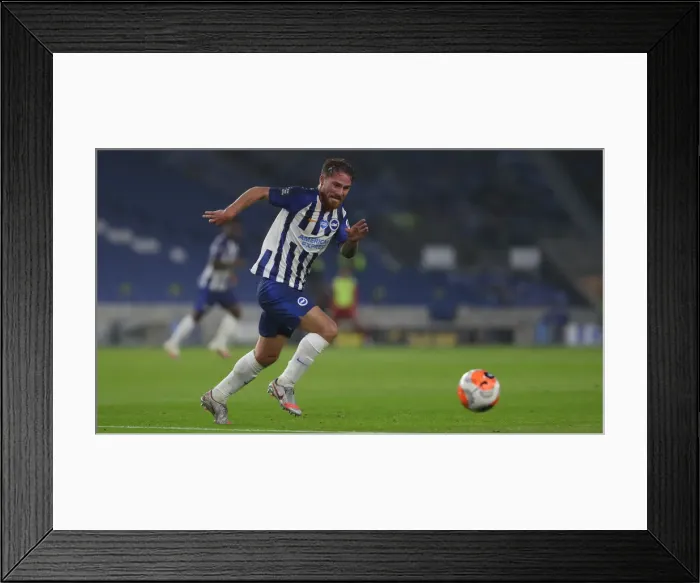 Framed Print : Brighton and Hove Albion vs Liverpool: Premier League Showdown at American Express Community Stadium (July 2020)