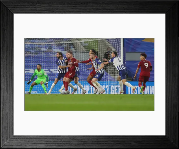 Framed Print : Brighton and Hove Albion vs Liverpool: Premier League Showdown at American Express Community Stadium (July 2020) Framed Print : Brighton and Hove Albion vs Liverpool: Premier League Showdown at American Express Community Stadium (July 2020)