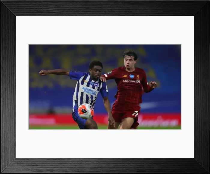 Framed Print : Brighton and Hove Albion vs Liverpool: Premier League Showdown at American Express Community Stadium (July 2020)