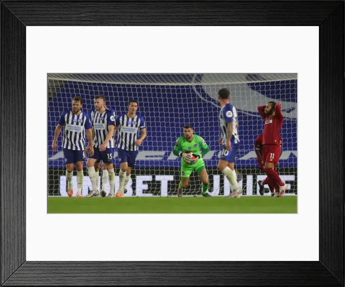 Framed Print : Brighton and Hove Albion vs Liverpool: Premier League Showdown at American Express Community Stadium (July 2020) Framed Print : Brighton and Hove Albion vs Liverpool: Premier League Showdown at American Express Community Stadium (July 2020)