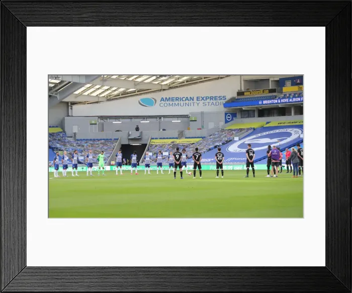 Framed Print : Brighton and Hove Albion vs Manchester City: Premier League Showdown at American Express Community Stadium (11JUL20) Framed Print : Brighton and Hove Albion vs Manchester City: Premier League Showdown at American Express Community Stadium (11JUL20)