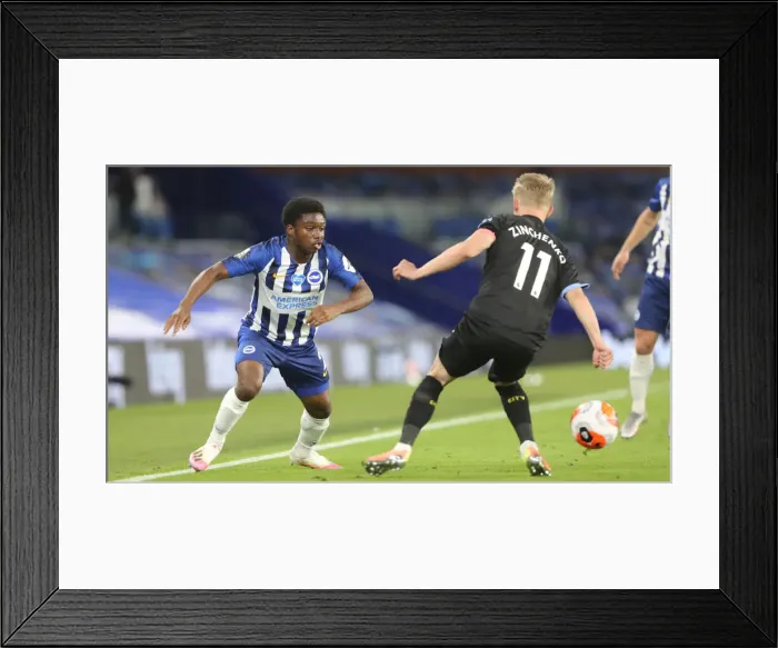Framed Print : Brighton and Hove Albion vs Manchester City: Premier League Showdown at American Express Community Stadium (11JUL20) Framed Print : Brighton and Hove Albion vs Manchester City: Premier League Showdown at American Express Community Stadium (11JUL20)