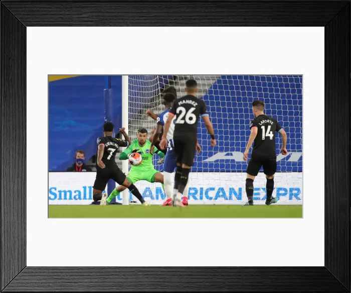 Framed Print : Brighton and Hove Albion vs Manchester City: Premier League Showdown at American Express Community Stadium (11JUL20) Framed Print : Brighton and Hove Albion vs Manchester City: Premier League Showdown at American Express Community Stadium (11JUL20)
