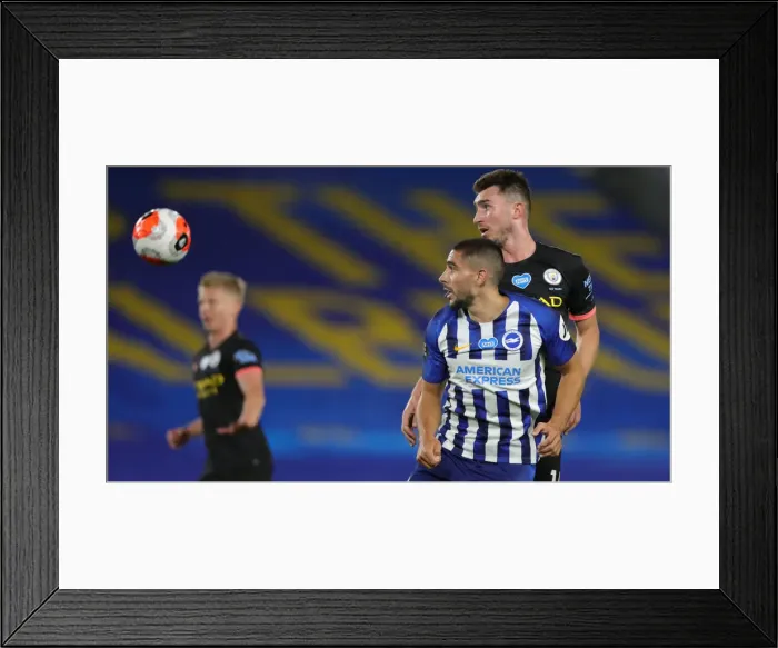 Framed Print : Brighton and Hove Albion vs Manchester City: Premier League Showdown at American Express Community Stadium (11JUL20)