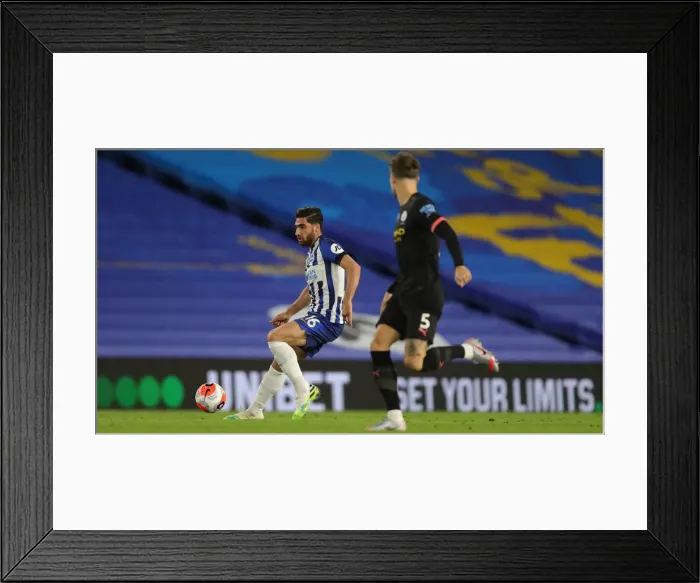 Framed Print : Brighton and Hove Albion vs Manchester City: Premier League Showdown at American Express Community Stadium (11JUL20)