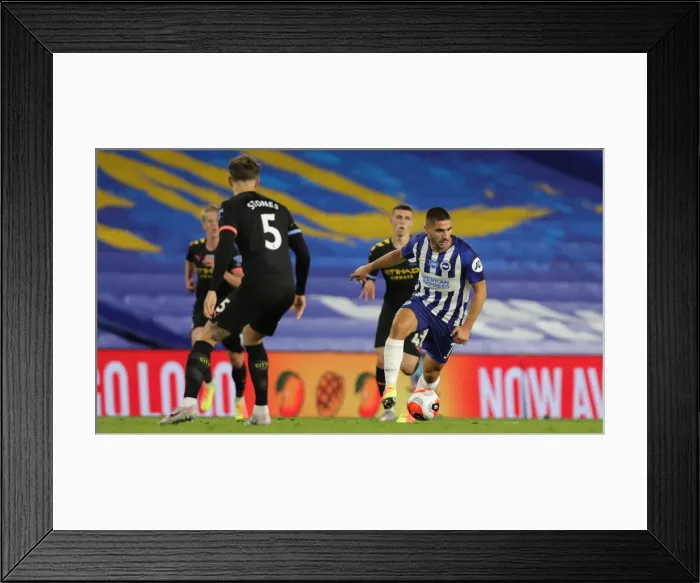Framed Print : Brighton and Hove Albion vs Manchester City: Premier League Showdown at American Express Community Stadium (11JUL20)