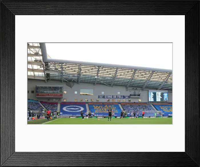 Framed Print : Brighton and Hove Albion vs Manchester City: Premier League Showdown at American Express Community Stadium (11JUL20) Framed Print : Brighton and Hove Albion vs Manchester City: Premier League Showdown at American Express Community Stadium (11JUL20)