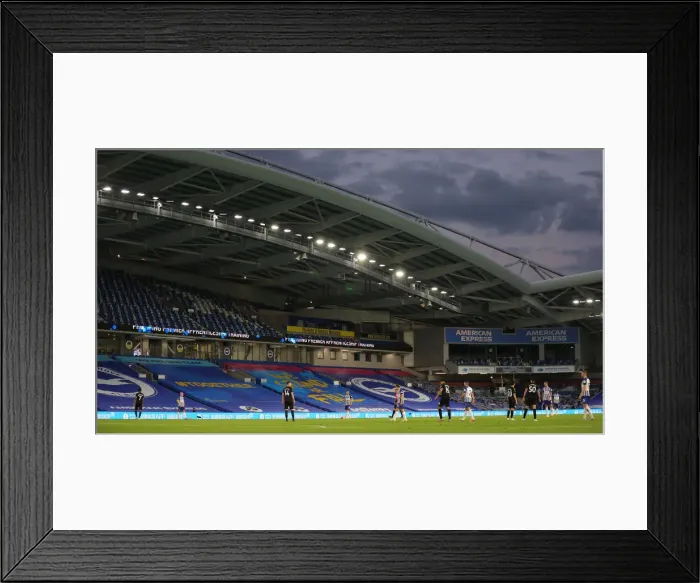 Framed Print : Brighton and Hove Albion vs Manchester City: Premier League Showdown at American Express Community Stadium (11JUL20) Framed Print : Brighton and Hove Albion vs Manchester City: Premier League Showdown at American Express Community Stadium (11JUL20)