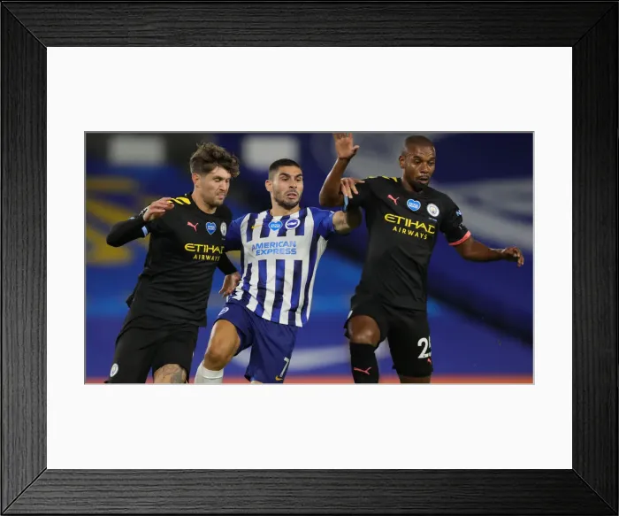 Framed Print : Brighton and Hove Albion vs Manchester City: Premier League Showdown at American Express Community Stadium (11JUL20) Framed Print : Brighton and Hove Albion vs Manchester City: Premier League Showdown at American Express Community Stadium (11JUL20)
