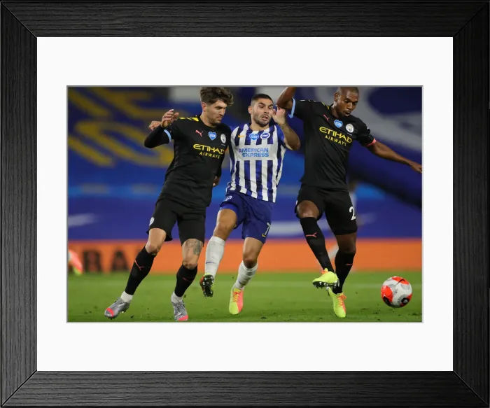 Framed Print : Brighton and Hove Albion vs Manchester City: Premier League Showdown at American Express Community Stadium (11JUL20) Framed Print : Brighton and Hove Albion vs Manchester City: Premier League Showdown at American Express Community Stadium (11JUL20)