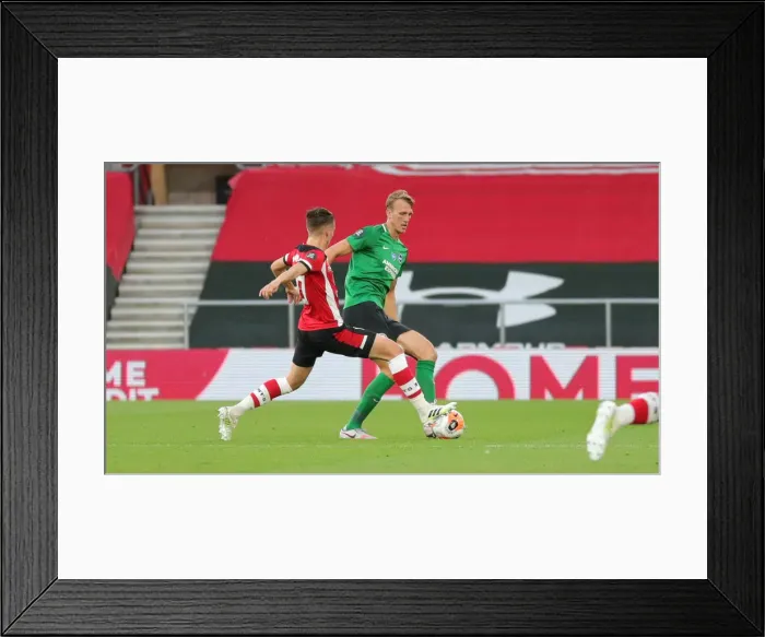 Framed Print : Southampton v Brighton and Hove Albion Premier League 16JUL2020 Framed Print : Southampton v Brighton and Hove Albion Premier League 16JUL2020