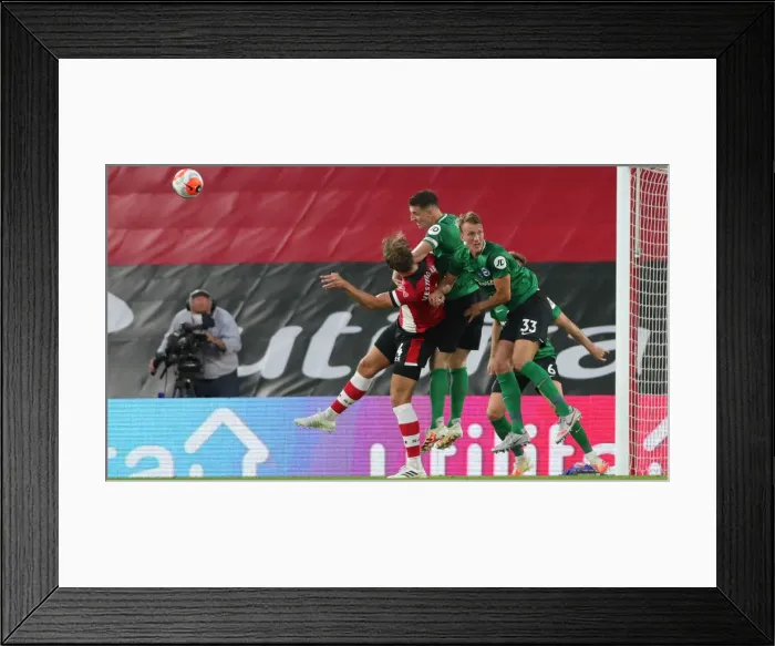 Framed Print : Premier League Showdown: Southampton vs. Brighton and Hove Albion at St Mary's Stadium (16JUL20) Framed Print : Premier League Showdown: Southampton vs. Brighton and Hove Albion at St Mary's Stadium (16JUL20)