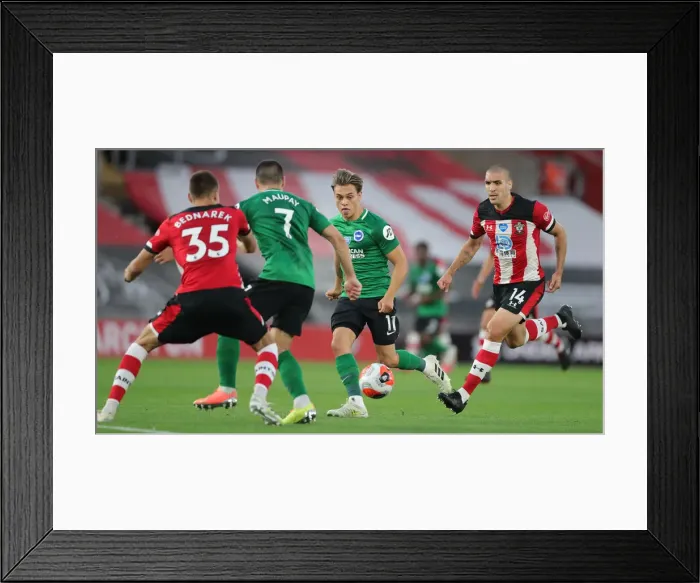 Framed Print : Premier League Showdown: Southampton vs. Brighton and Hove Albion at St Mary's Stadium (16JUL20) Framed Print : Premier League Showdown: Southampton vs. Brighton and Hove Albion at St Mary's Stadium (16JUL20)