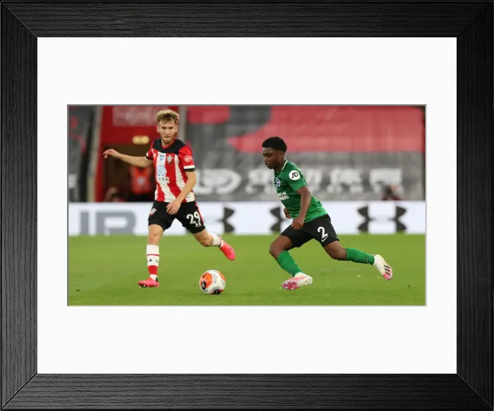 Framed Print : Premier League Showdown: Southampton vs. Brighton and Hove Albion at St. Mary's Stadium (16JUL20)