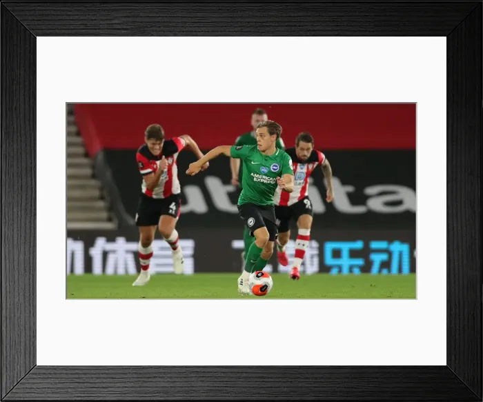 Framed Print : Premier League Showdown: Southampton vs. Brighton and Hove Albion at St Mary's Stadium (16JUL20)
