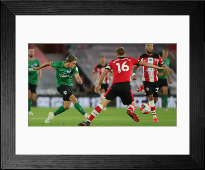 Framed Print : Premier League Showdown: Southampton vs. Brighton and Hove Albion at St Mary's Stadium (16JUL20)