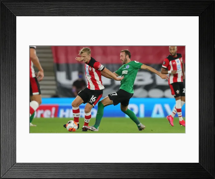 Framed Print : Premier League Showdown: Southampton vs. Brighton and Hove Albion at St. Mary's Stadium (16JUL20) Framed Print : Premier League Showdown: Southampton vs. Brighton and Hove Albion at St. Mary's Stadium (16JUL20)