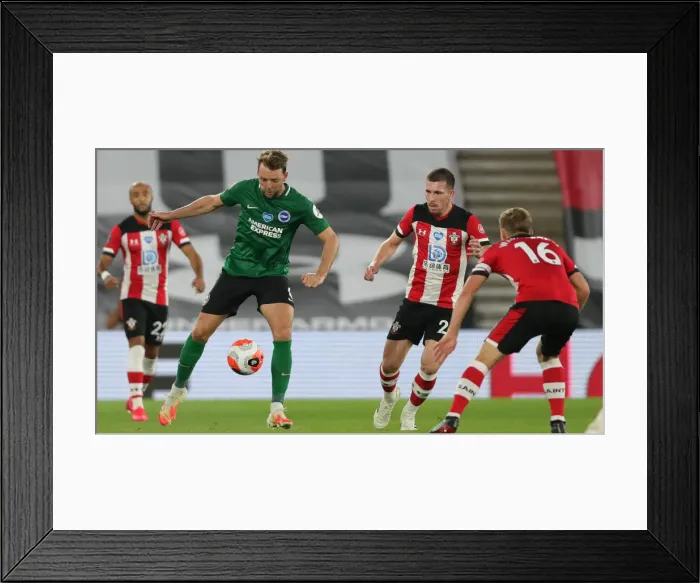 Framed Print : Premier League Showdown: Southampton vs. Brighton and Hove Albion at St. Mary's Stadium (16JUL20) Framed Print : Premier League Showdown: Southampton vs. Brighton and Hove Albion at St. Mary's Stadium (16JUL20)