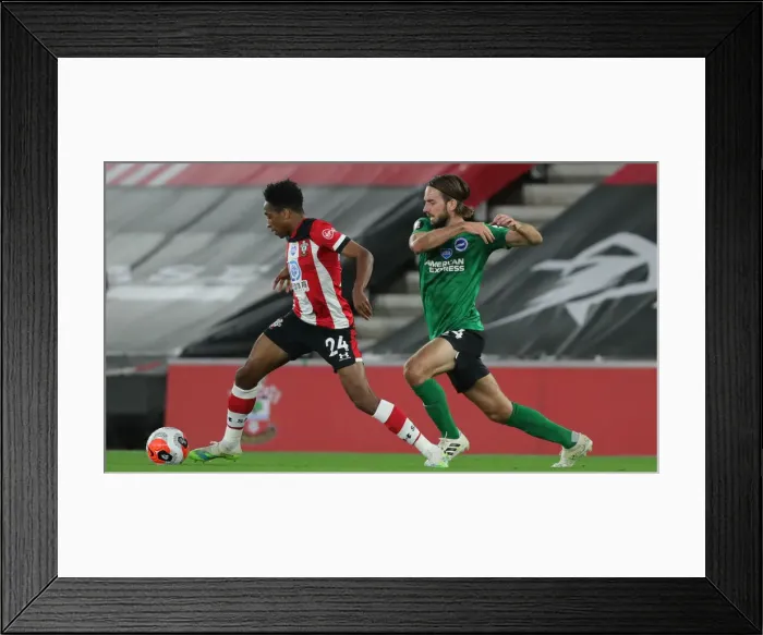 Framed Print : Premier League Showdown: Southampton vs. Brighton & Hove Albion at St. Mary's Stadium (16JUL20) Framed Print : Premier League Showdown: Southampton vs. Brighton & Hove Albion at St. Mary's Stadium (16JUL20)