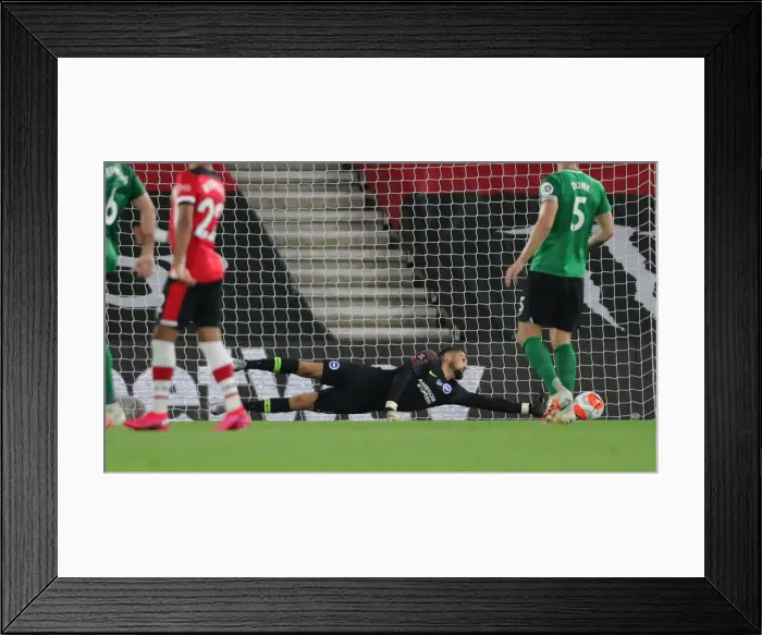 Framed Print : Premier League Showdown: Southampton vs. Brighton & Hove Albion at St. Mary's Stadium (16JUL20) Framed Print : Premier League Showdown: Southampton vs. Brighton & Hove Albion at St. Mary's Stadium (16JUL20)