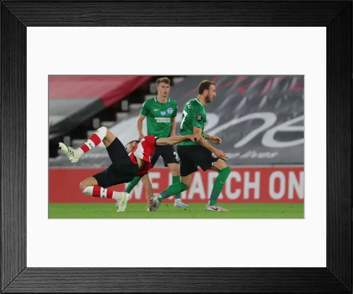 Framed Print : Premier League Showdown: Southampton vs. Brighton and Hove Albion at St Mary's Stadium (16JUL20) Framed Print : Premier League Showdown: Southampton vs. Brighton and Hove Albion at St Mary's Stadium (16JUL20)
