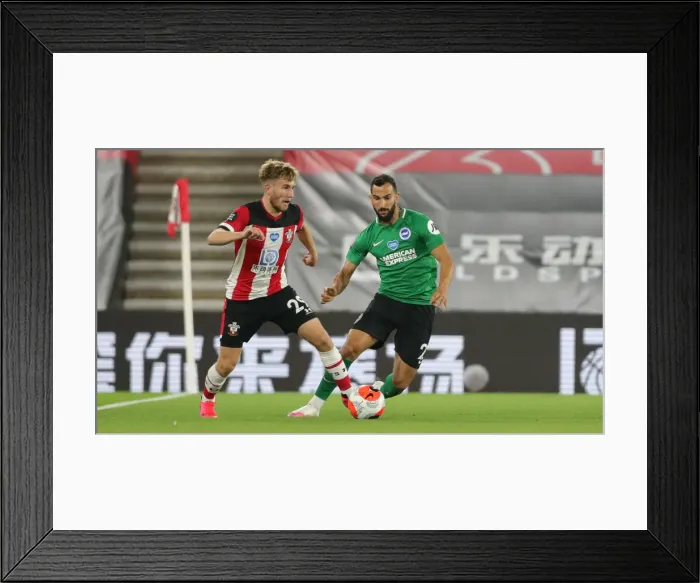 Framed Print : Premier League Showdown: Southampton vs. Brighton and Hove Albion at St. Mary's Stadium (16JUL20) Framed Print : Premier League Showdown: Southampton vs. Brighton and Hove Albion at St. Mary's Stadium (16JUL20)