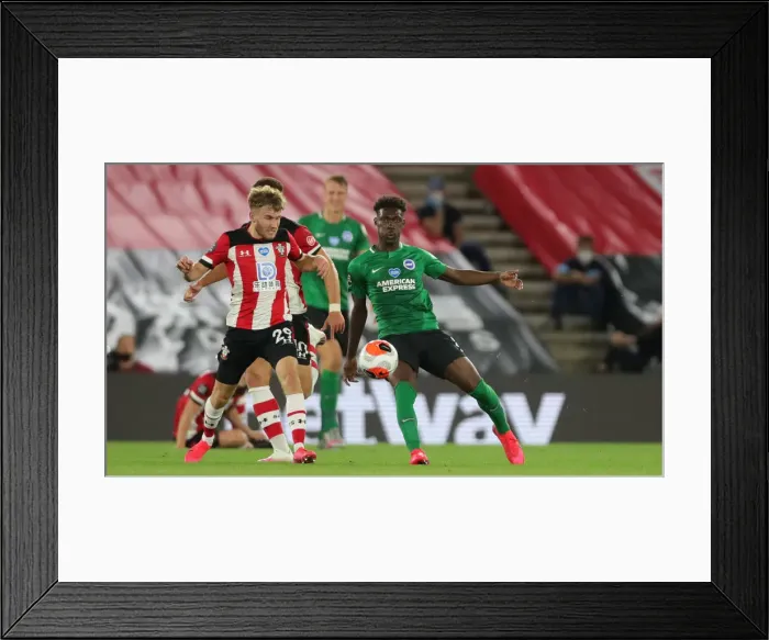 Framed Print : Premier League Showdown: Southampton vs. Brighton and Hove Albion at St Mary's Stadium (16JUL20) Framed Print : Premier League Showdown: Southampton vs. Brighton and Hove Albion at St Mary's Stadium (16JUL20)