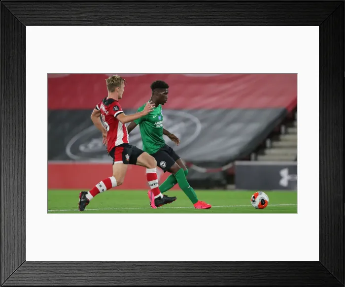 Framed Print : Premier League Showdown: Southampton vs. Brighton and Hove Albion at St Mary's Stadium (16JUL20) Framed Print : Premier League Showdown: Southampton vs. Brighton and Hove Albion at St Mary's Stadium (16JUL20)