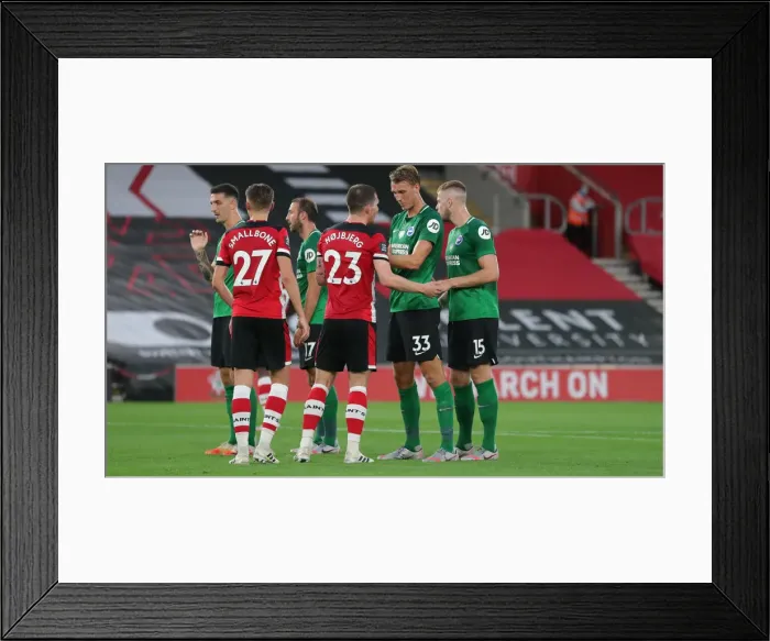 Framed Print : Premier League Showdown: Southampton vs. Brighton and Hove Albion at St Mary's Stadium (16JUL20) Framed Print : Premier League Showdown: Southampton vs. Brighton and Hove Albion at St Mary's Stadium (16JUL20)