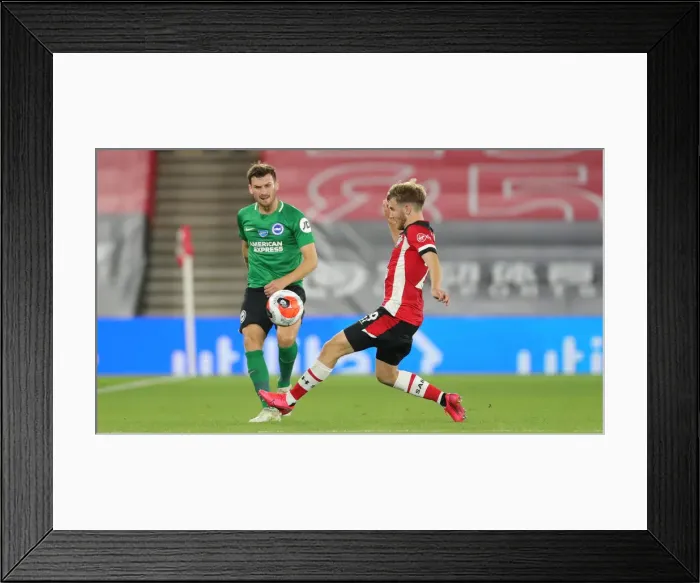Framed Print : Premier League Showdown: Southampton vs. Brighton and Hove Albion at St Mary's Stadium (16JUL20)