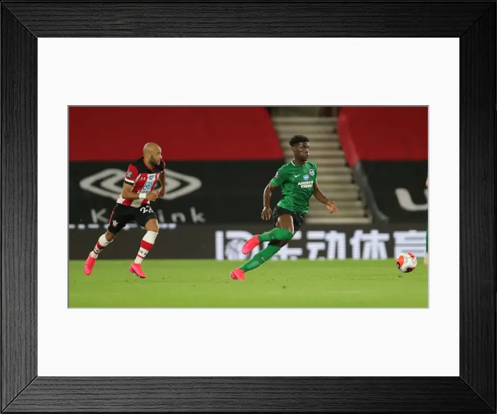 Framed Print : Premier League Showdown: Southampton vs. Brighton & Hove Albion at St. Mary's Stadium (16JUL20)