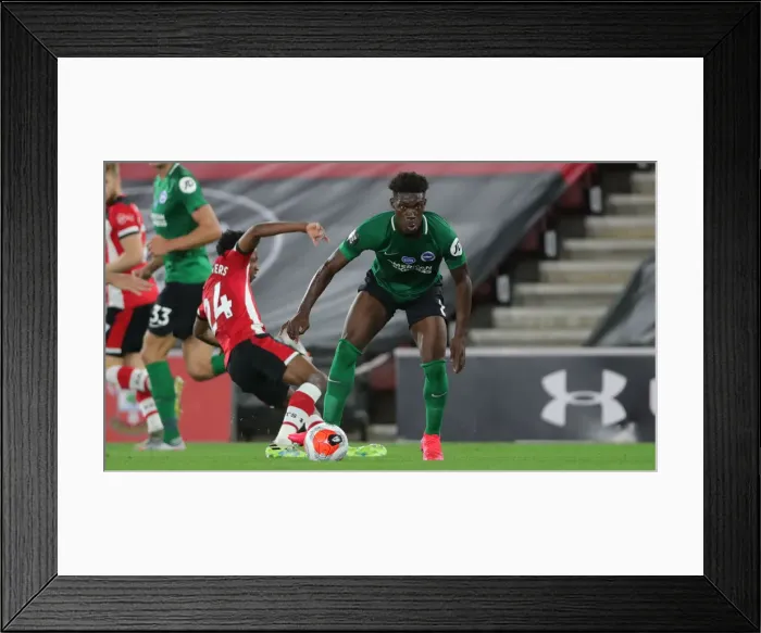 Framed Print : Premier League Showdown: Southampton vs. Brighton & Hove Albion at St. Mary's Stadium (16th July 2020)